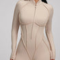 Sculpt Zip-Front Long Sleeve Catsuit by Aurzelle Couture